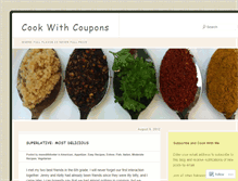 Tablet Screenshot of cookwithcoupons.com